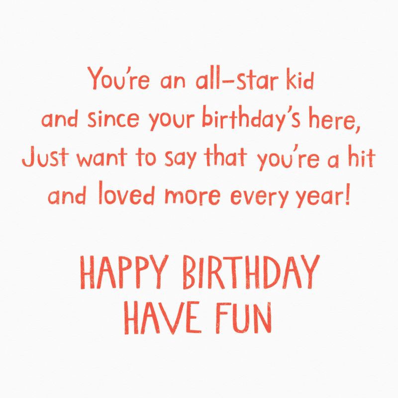 slide 3 of 4, American Greetings Kids' Birthday Card Birthday MVP Number One Foam Finger Includes Envelope, 1 ct