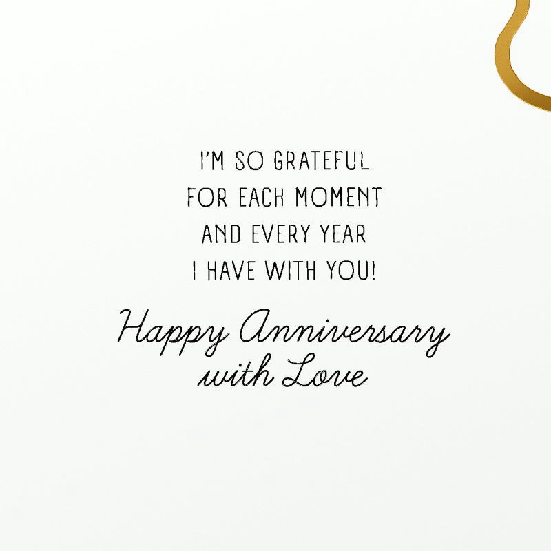 slide 3 of 3, American Greetings Anniversary Card for Husband or Wife So Grateful for You Home to My Heart Includes Envelope, 1 ct