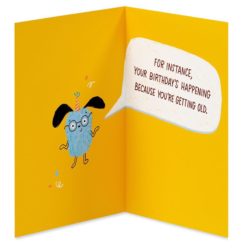 slide 2 of 4, American Greetings Funny Birthday Card You're Getting Old Silly Animal Includes Envelope, 1 ct