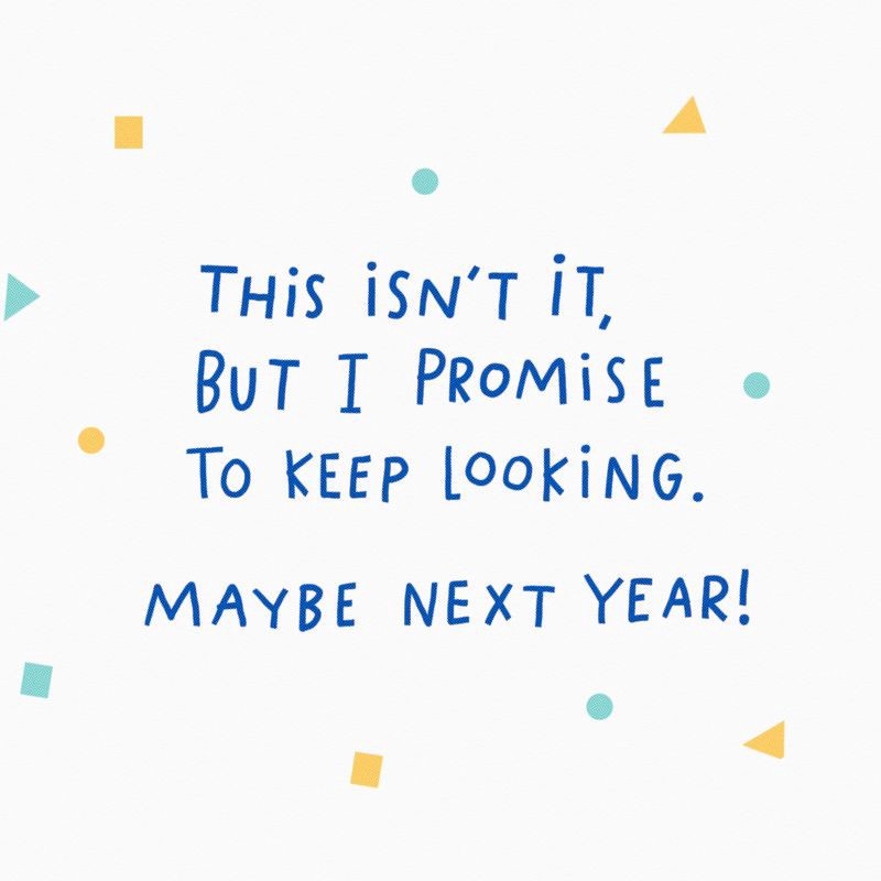 slide 3 of 4, American Greetings Funny Birthday Card This Isn't It Party Hat Includes Envelope, 1 ct