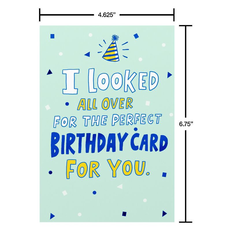 slide 4 of 4, American Greetings Funny Birthday Card This Isn't It Party Hat Includes Envelope, 1 ct