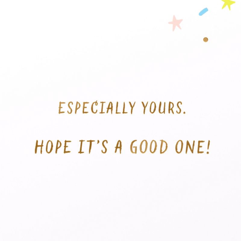 slide 3 of 4, American Greetings Birthday Card Hope It's a Good One Balloons Includes Envelope, 1 ct