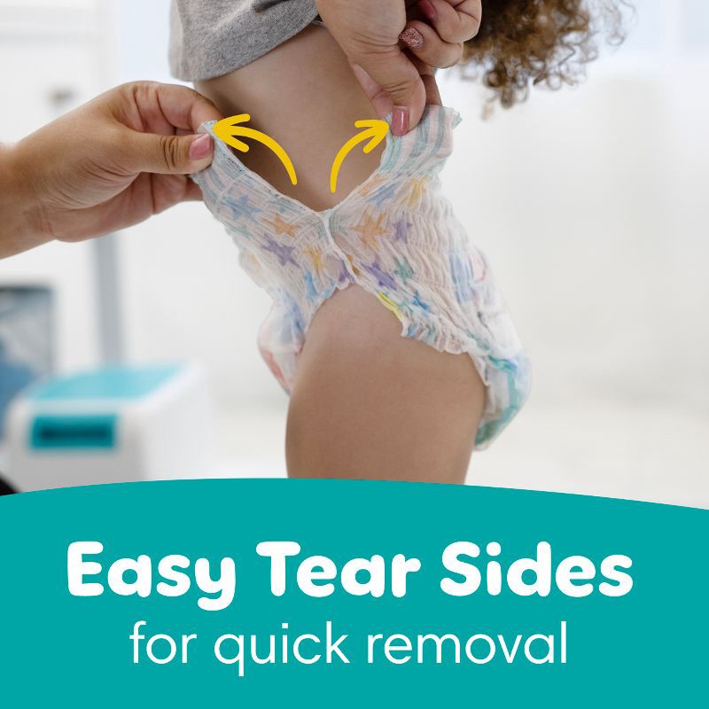 slide 9 of 16, Pampers Easy Ups Super Bluey Disposable Training Pants - 6T-7T - 40ct, 40 ct