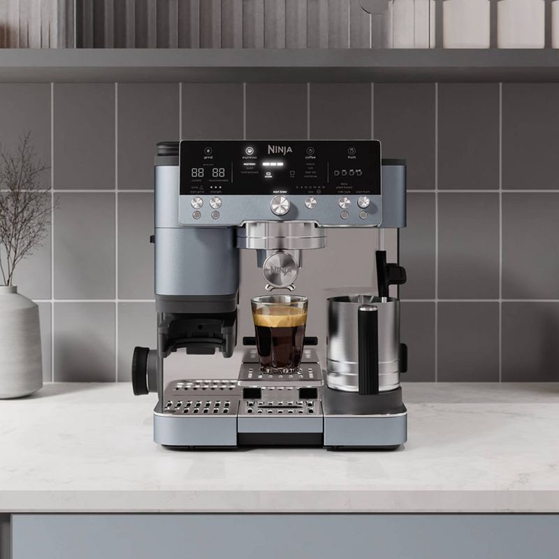 slide 2 of 13, Ninja Luxe Café Premier Series 3-in-1 Espresso, Coffee and Cold Brew Machine Blue, 1 ct