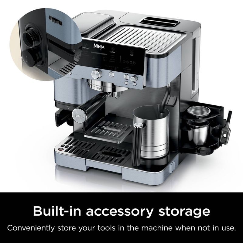 slide 12 of 13, Ninja Luxe Café Premier Series 3-in-1 Espresso, Coffee and Cold Brew Machine Blue, 1 ct