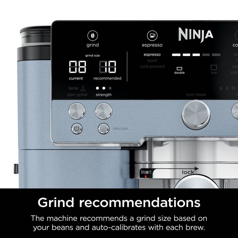 slide 4 of 13, Ninja Luxe Café Premier Series 3-in-1 Espresso, Coffee and Cold Brew Machine Blue, 1 ct