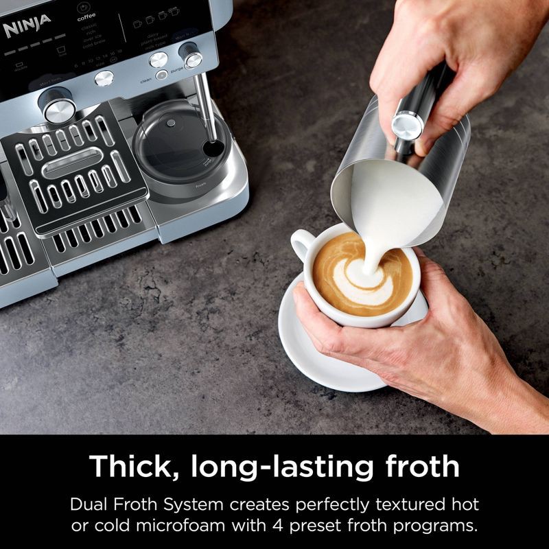 slide 9 of 13, Ninja Luxe Café Premier Series 3-in-1 Espresso, Coffee and Cold Brew Machine Blue, 1 ct