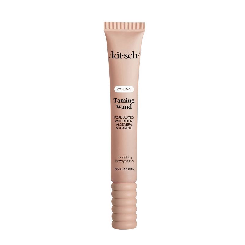 slide 1 of 8, Kitsch Styling Comb Taming Wand: Hair Gel for All Hair Types, Includes Brush, 0.6 Net Weight, 1 ct
