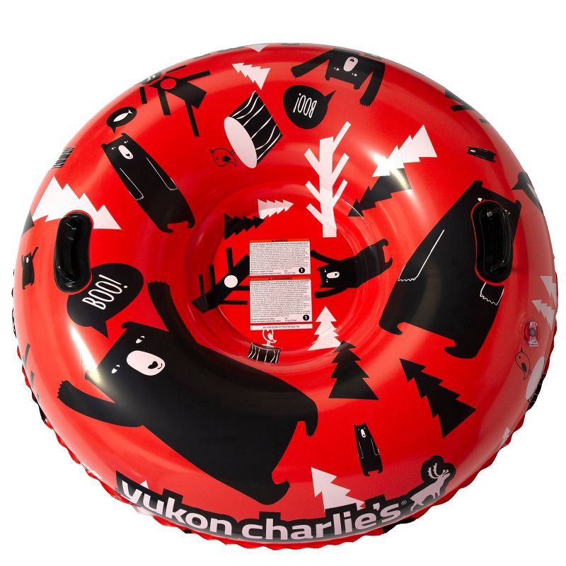 slide 1 of 6, Yukon Charlies 48'' Timber Bear Snow Tube - Vietnam, 1 ct