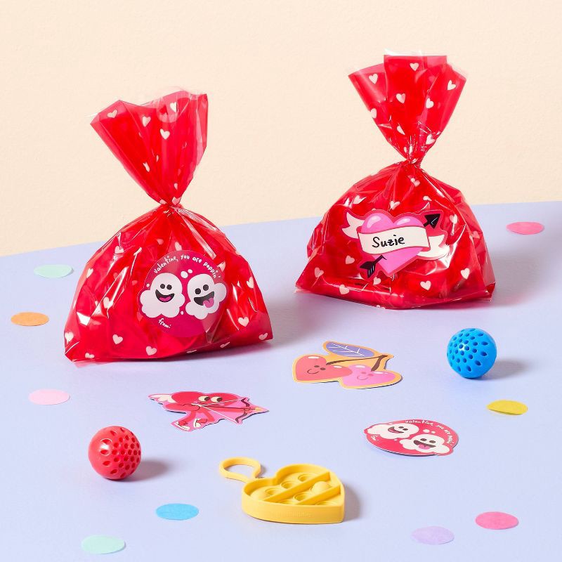 slide 2 of 3, Valentine's Day Giveaways Vinyl Stickers - Spritz™, 1 ct