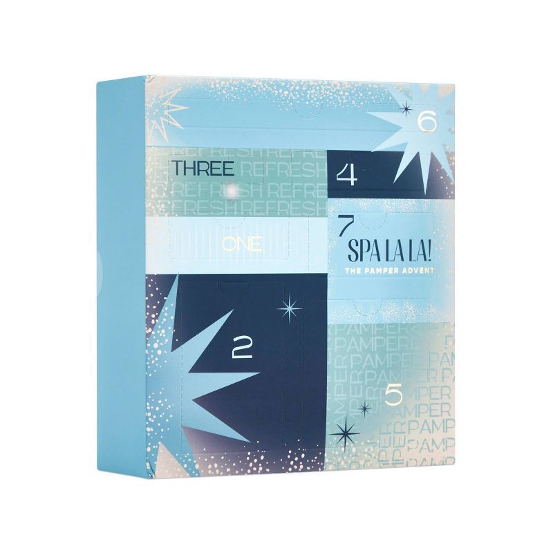 slide 2 of 4, Advent 1 Bath and Body Gift Set - Cozy Rest - 7pc, 7 ct