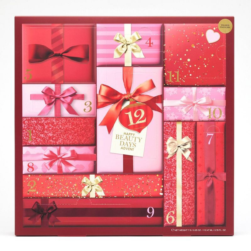 slide 3 of 3, Happy Beauty Days 12-Day Advent Calendar Gift Set - 12pc, 12 ct