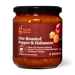 Hot Fire Roasted Pepper and Habanero Salsa - 16oz - Good & Gather™