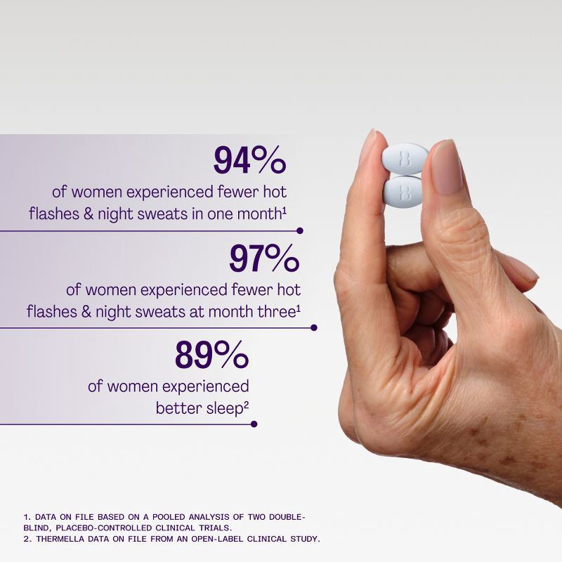 slide 4 of 10, Bonafide Hot Flash and Night Sweats Relief Tablets - 1 Month Supply - 60ct, 60 ct