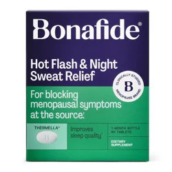 Bonafide Hot Flash and Night Sweats Relief Tablets - 1 Month Supply - 60ct