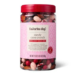 Christmas Candy Cane Crunch Indulgent Snack Mix- 21oz - Favorite Day™