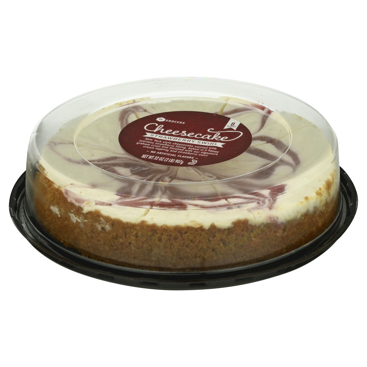 slide 6 of 9, Seg 32Oz Strawberry Swirl Cheesecake, 1 ct