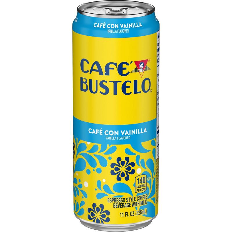 slide 1 of 7, Cafe Bustelo Cafe Con Vainilla Espresso Style Beverage with Milk - 11 fl oz, 11 fl oz