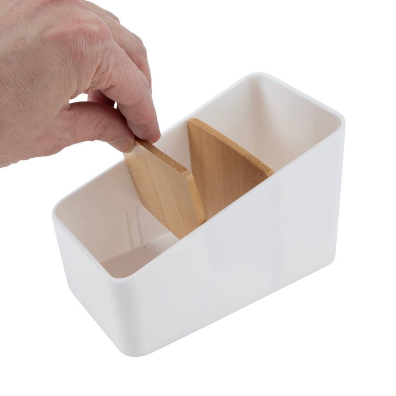 slide 4 of 8, Thinkspace 3 Compartment Storage White, 1 ct