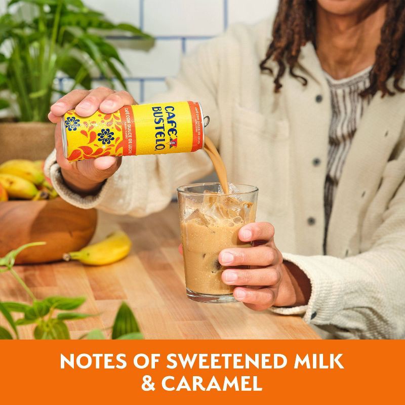 slide 3 of 6, Cafe Bustelo Cafe Con Dulce De Leche Espresso Style Beverage with Milk - 11 fl oz, 11 fl oz