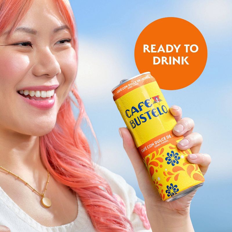 slide 5 of 6, Cafe Bustelo Cafe Con Dulce De Leche Espresso Style Beverage with Milk - 11 fl oz, 11 fl oz