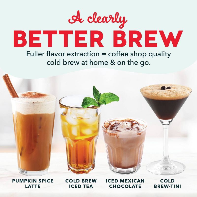 slide 5 of 7, Dash Brew2Go Portable Cold Brew System Cream, 1 ct