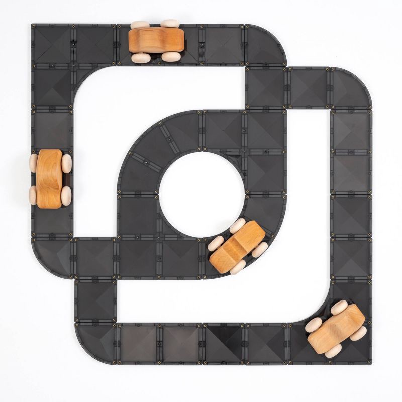 slide 3 of 9, CONNETIX Magnetic Tiles Roads Classic Pack Building Blocks 36pc, 36 ct