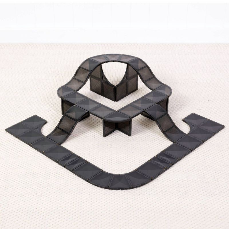 slide 4 of 9, CONNETIX Magnetic Tiles Roads Classic Pack Building Blocks 36pc, 36 ct