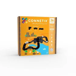 CONNETIX Magnetic Tiles Roads Classic Pack Building Blocks 36pc