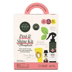 WE THE WILD Pest & Shine Kit Organic Chemical-Free Easy 3-Step Care For Houseplants