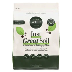 WE THE WILD Just Great Soil Premium Organic Gnat-Resistant Potting Mix for Houseplants 6 qt