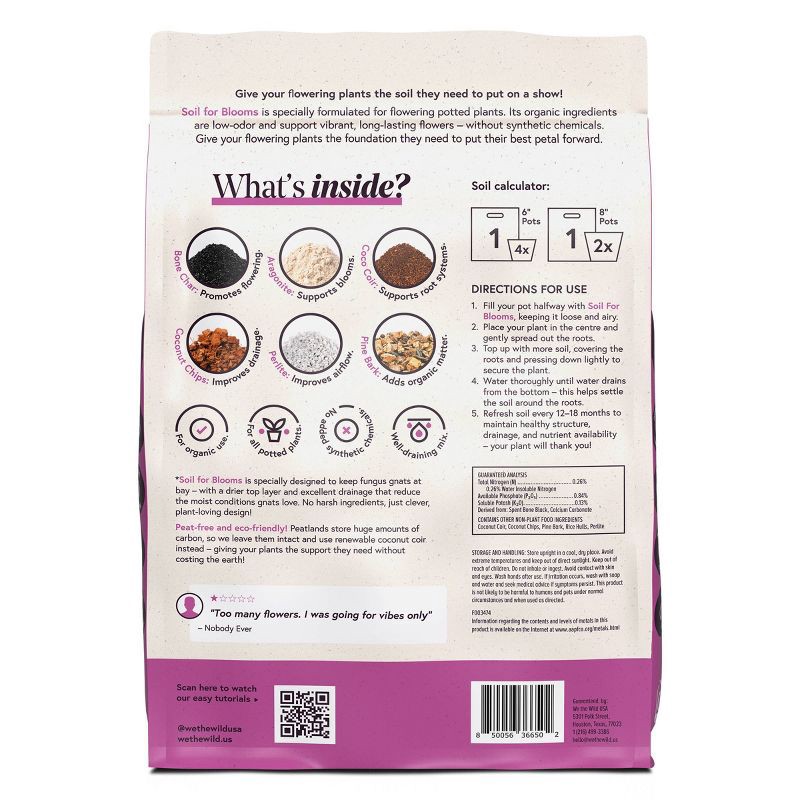 slide 2 of 4, WE THE WILD Soil For Blooms Potting Mix, 1 ct