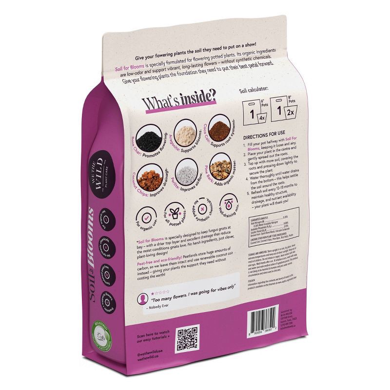 slide 4 of 4, WE THE WILD Soil For Blooms Potting Mix, 1 ct