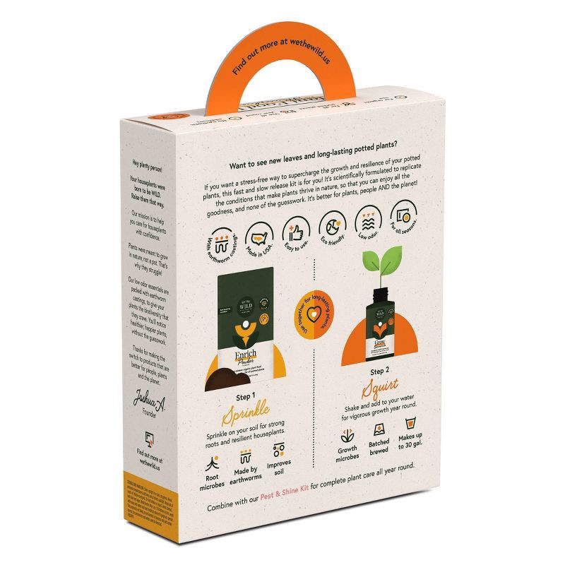 slide 4 of 4, Plant Food Kit - WE THE WILD, 1 ct