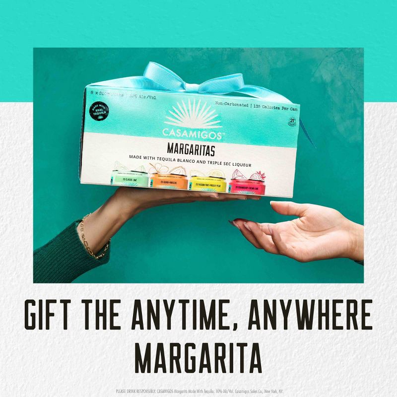 slide 6 of 8, Casamigos Margaritas RTD Beverages - 8pk/200ml Cans, 8 ct; 200 ml