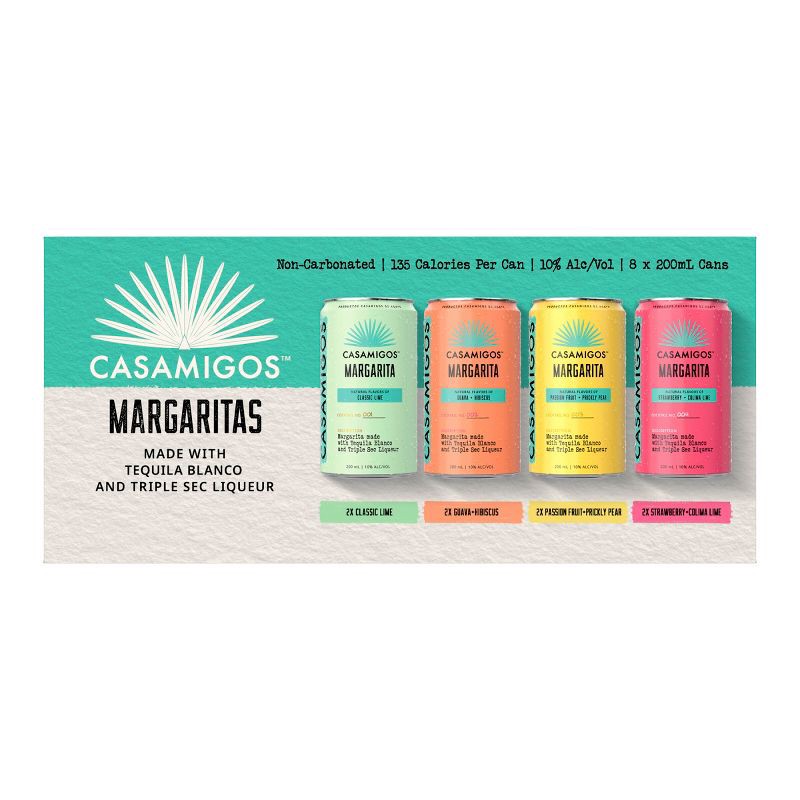slide 1 of 8, Casamigos Margaritas RTD Beverages - 8pk/200ml Cans, 8 ct; 200 ml