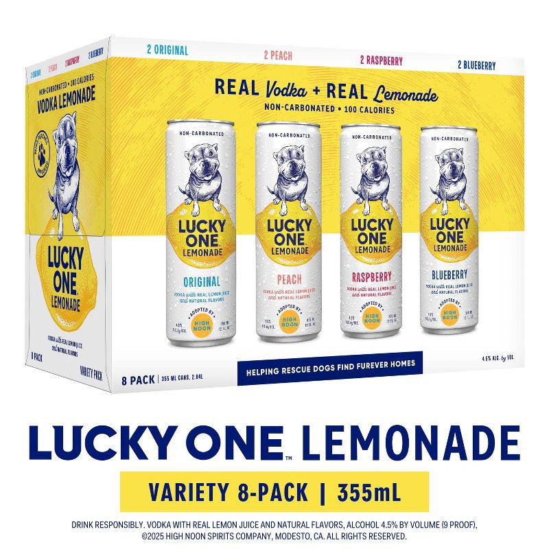 slide 2 of 8, Lucky One Variety RTD Pack - 8pk/355ml Cans, 8 ct, 355 ml