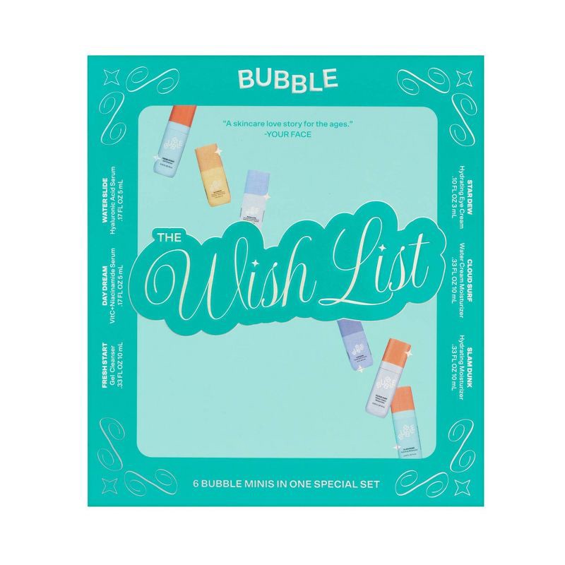 slide 2 of 7, Bubble Skincare The Wish List Mini Essential Gift Set - 6ct, 6 ct