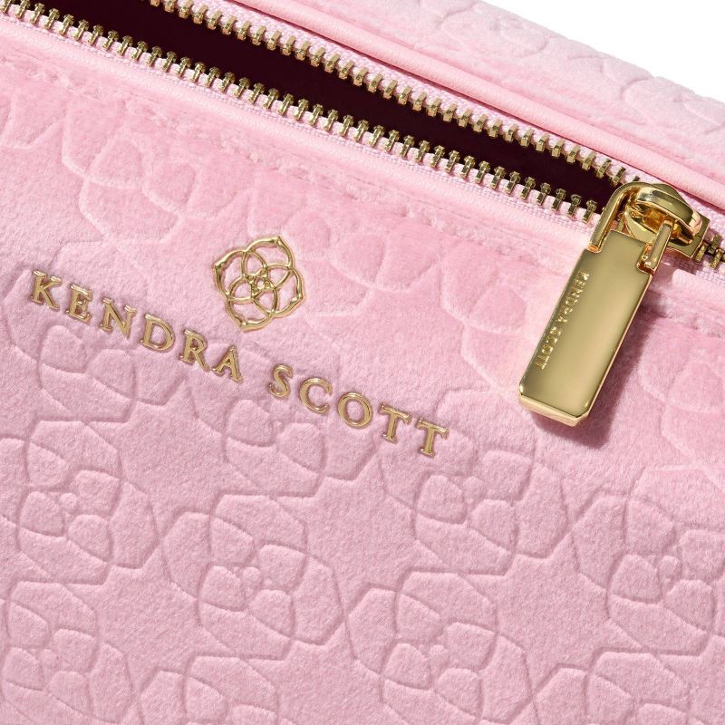 slide 2 of 2, Kendra Scott Large Filigree Cosmetic Case - Light Pink, 1 ct