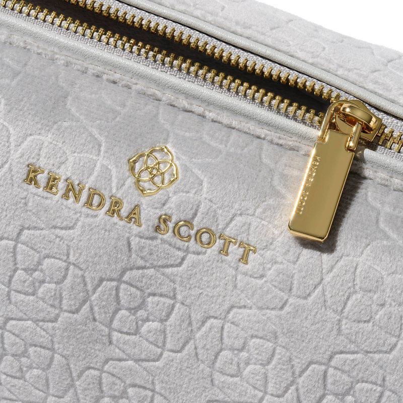 slide 2 of 2, Kendra Scott Large Filigree Cosmetic Case - Cloud, 1 ct