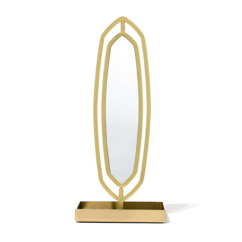 slide 3 of 4, Kendra Scott Mirror Jewelry Stand - Gold, 1 ct