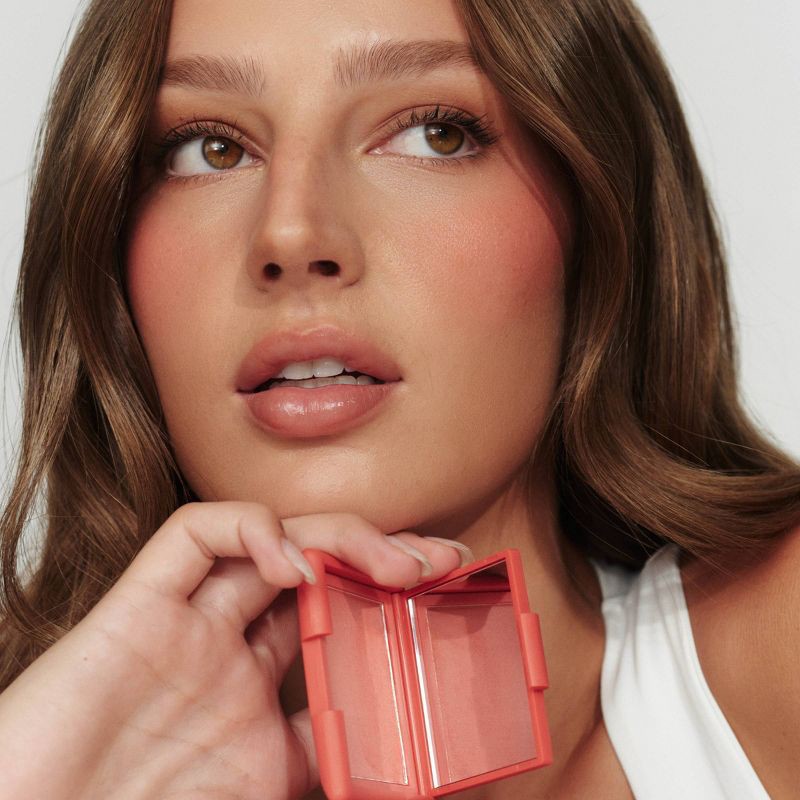 slide 3 of 9, MCoBeauty Soft Touch Powder Blush - Lava/Deep Peach - 0.16oz, 0.16 oz