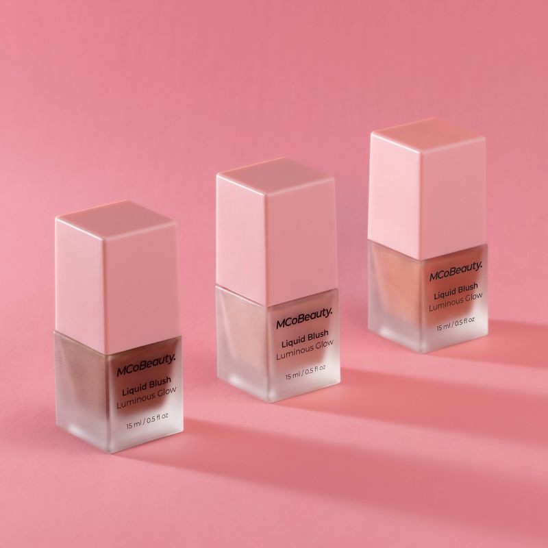 slide 4 of 9, MCoBeauty Liquid Blush Luminous Glow - Lava/Warm Coral - 0.5 fl oz, 0.5 fl oz