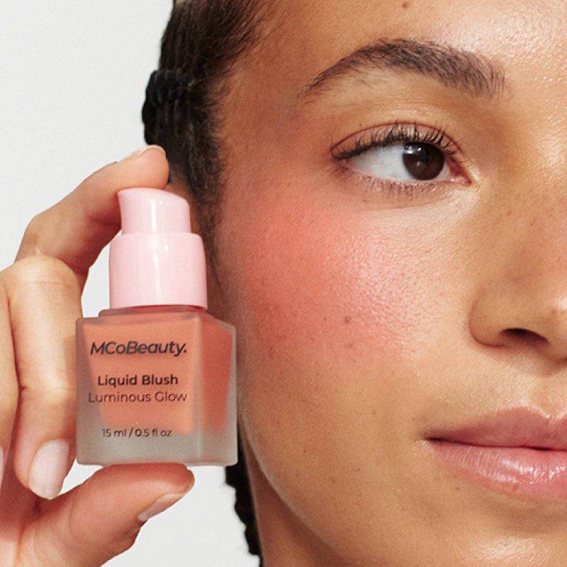 slide 5 of 9, MCoBeauty Liquid Blush Luminous Glow - Lava/Warm Coral - 0.5 fl oz, 0.5 fl oz
