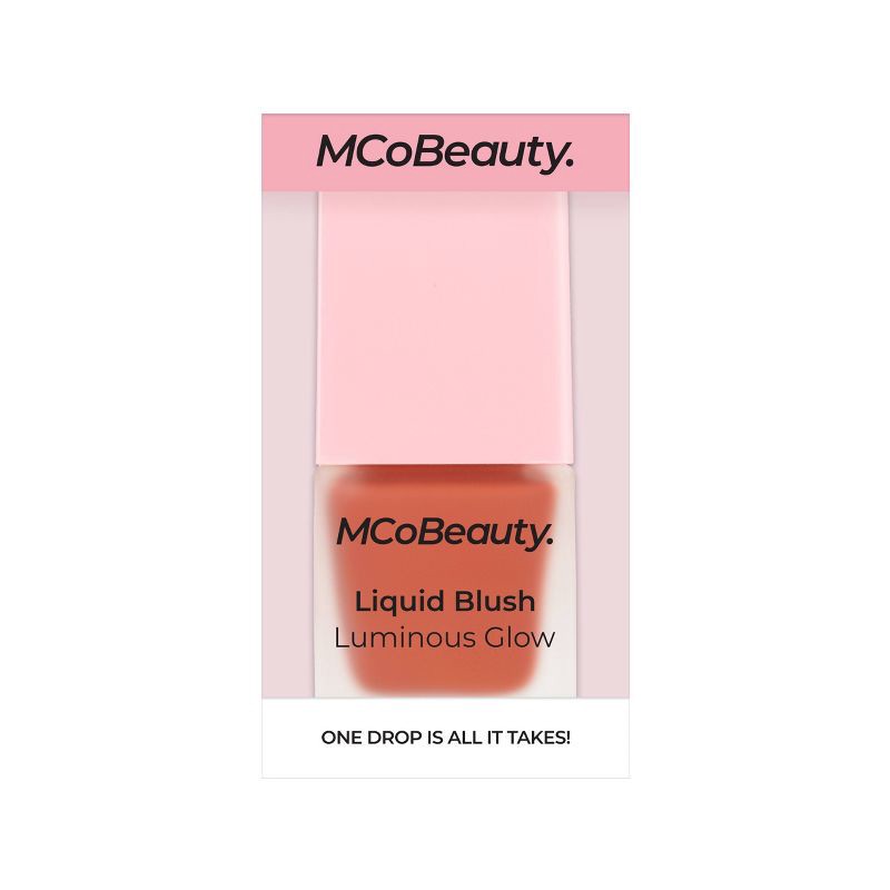 slide 9 of 9, MCoBeauty Liquid Blush Luminous Glow - Lava/Warm Coral - 0.5 fl oz, 0.5 fl oz