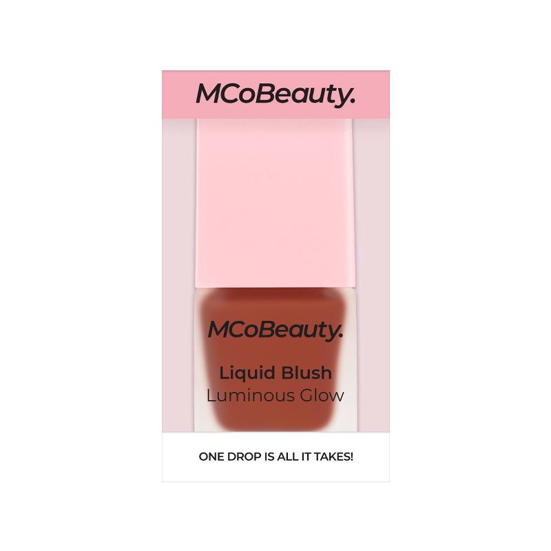 slide 9 of 9, MCoBeauty Liquid Blush Luminous Glow - Bella Vita/Dusty Rose - 0.5 fl oz, 0.5 fl oz