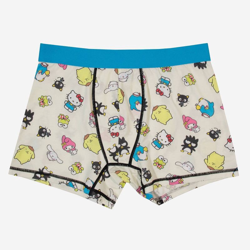 slide 2 of 3, Men's Sanrio Hello Kitty Briefs - White/Blue M, 1 ct