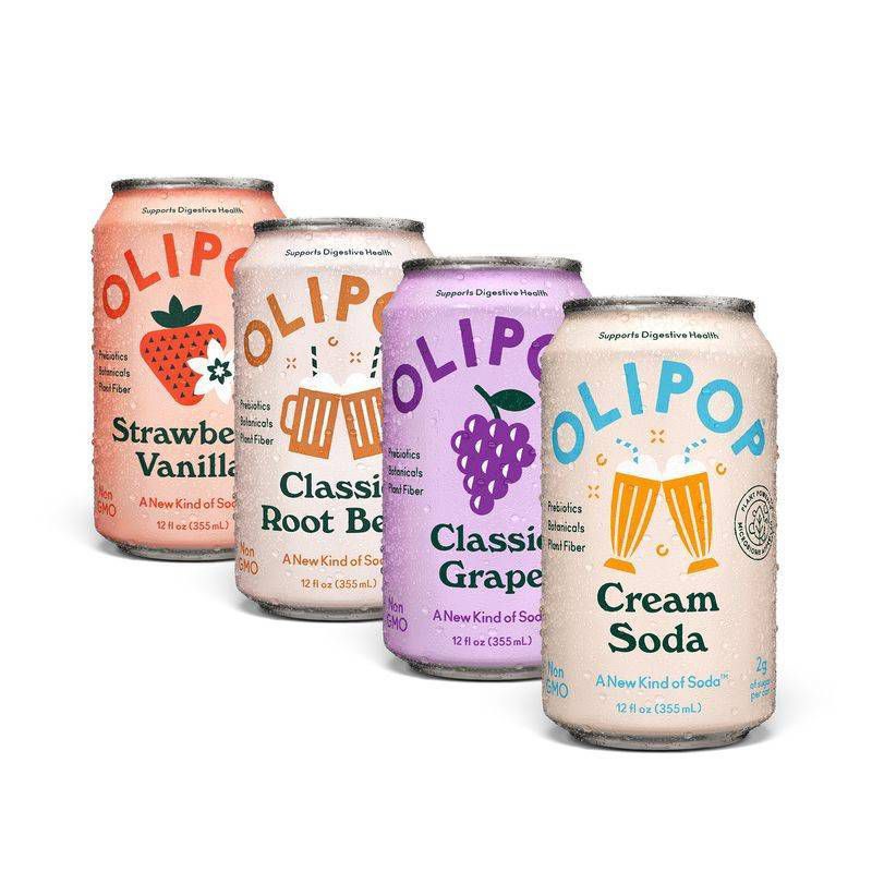 slide 6 of 6, OLIPOP Variety Pack Soda - 8pk/12 fl oz, 8 ct; 12 fl oz