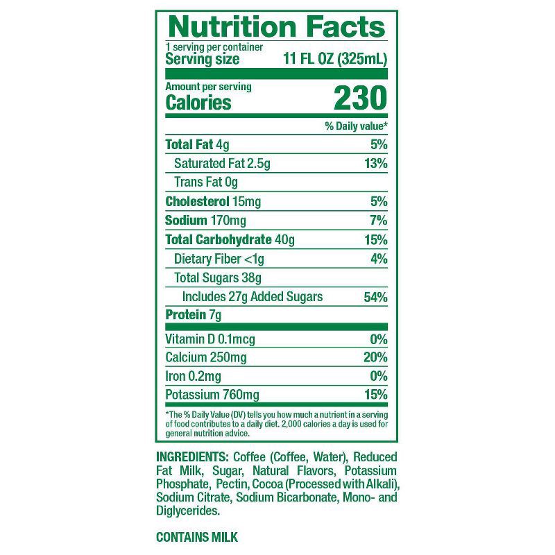 slide 3 of 6, Happy Tate's Chocolate Chip Latte RTD - 11 fl oz, 11 fl oz