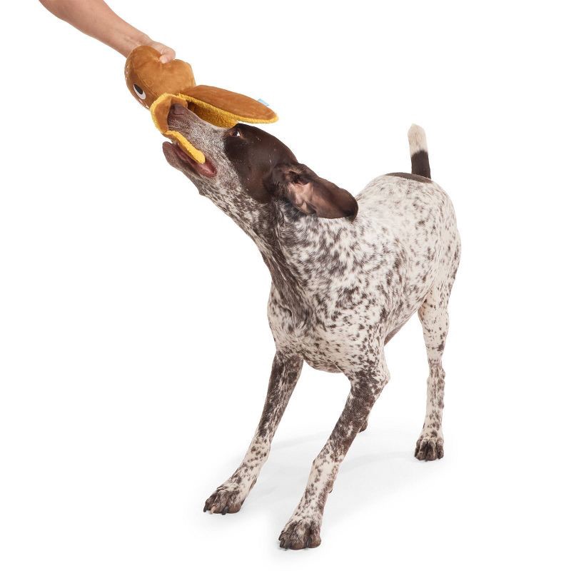 slide 3 of 4, BARK Howly Jowly Holidays Happy Olliedays Plush Dog Toy, 1 ct